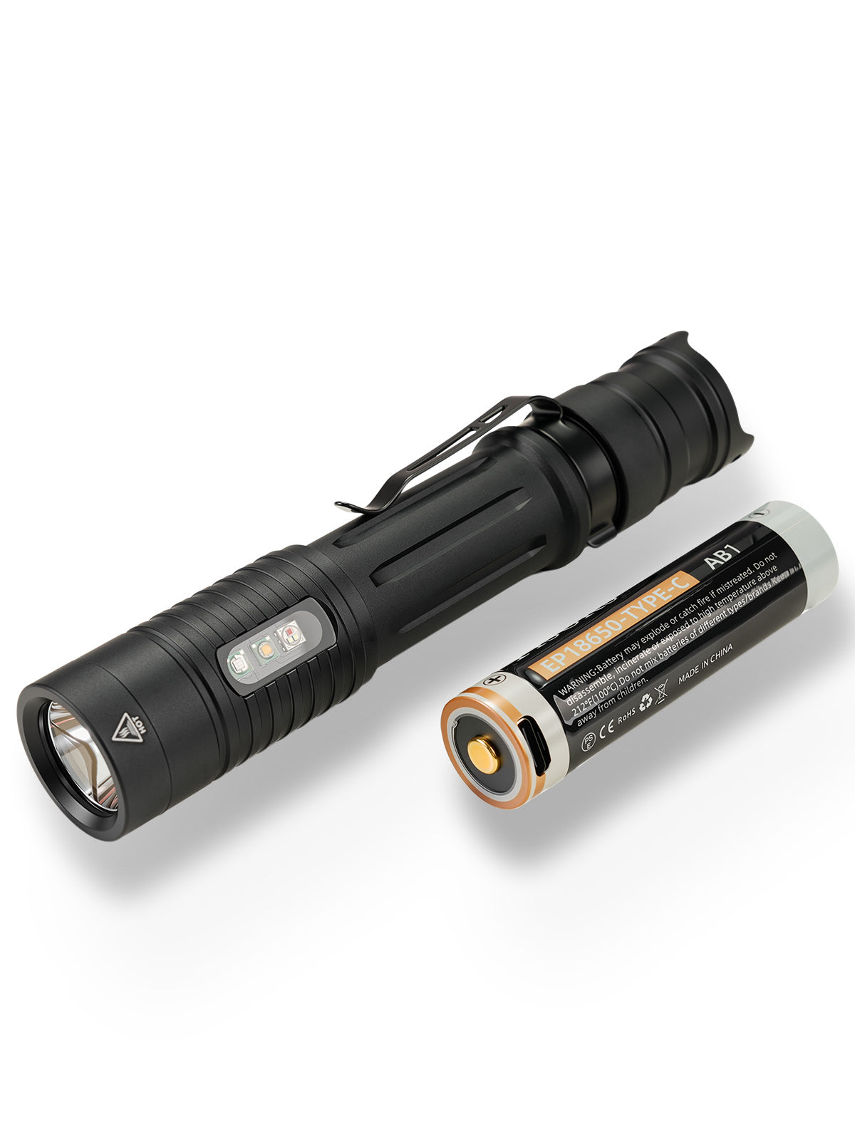 Tisoks TF1 Rechargeable Multicolor  2500 Lumens LED Flashlight